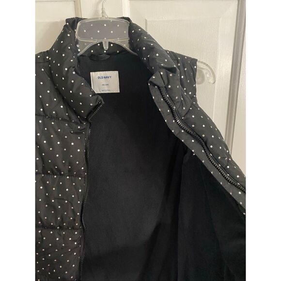 Old Navy polka dot puffer vest size girls 18 XXL - Picture 4 of 8